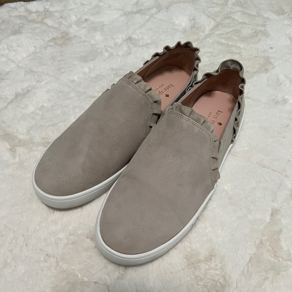 Kate Spade Lilly Sneakers in Grey Suede Size 9 - Picture 11 of 12